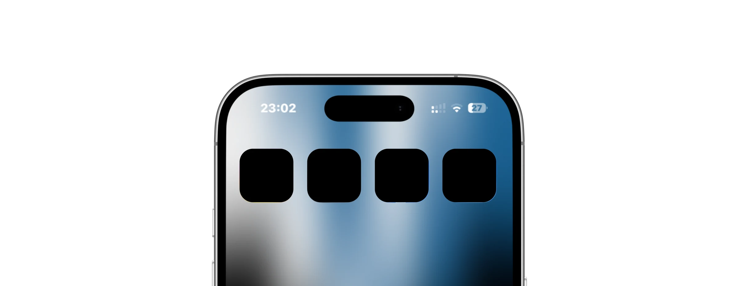 iPhone-Homescreen mit Instagram, TikTok, Facebook und LinkedIn